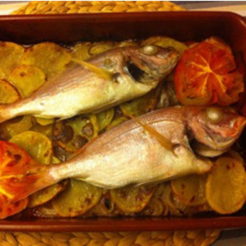 Pagell al forn