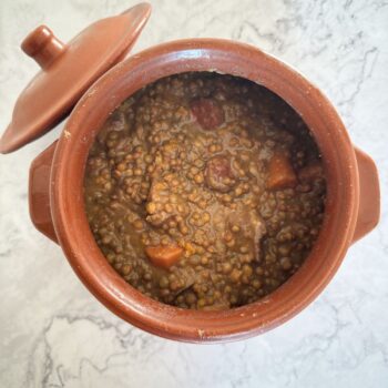 Com fer les llenties amb xoriço tradicionals, recepta